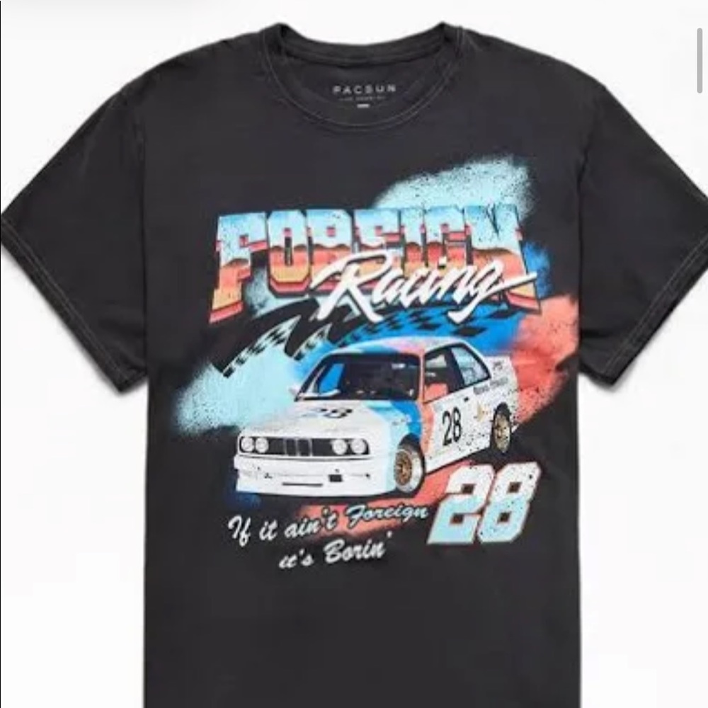 pacsun racing graphic tee M